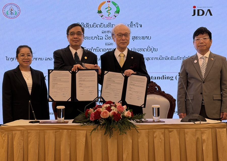 ラオスの未来をひらく、調印式から始まるジャパン・ニュートリションの国際展開